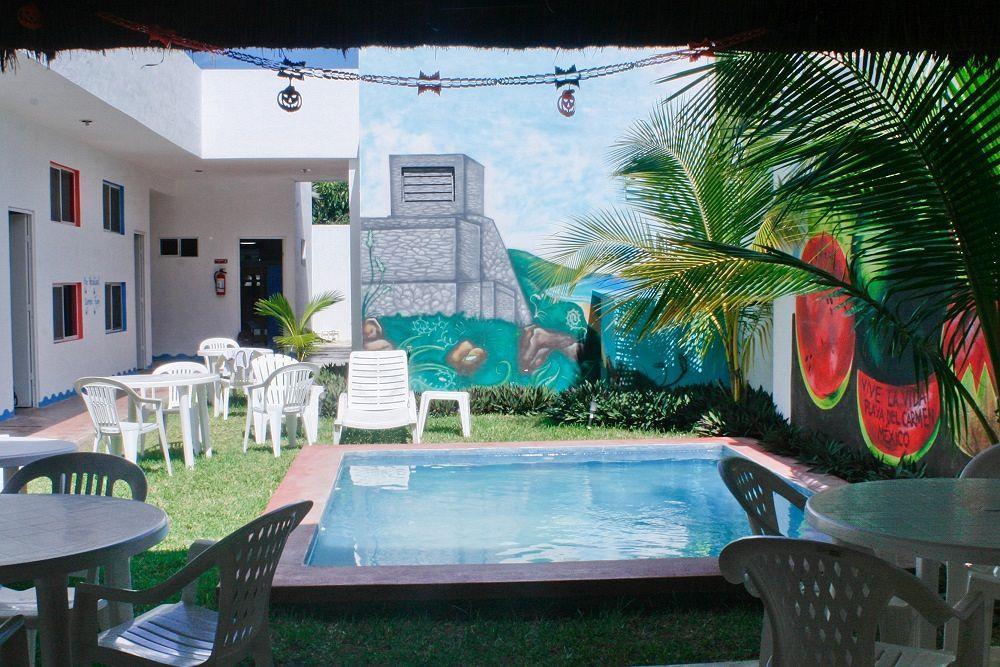 Hostal Vive La Vida Playa del Carmen Esterno foto