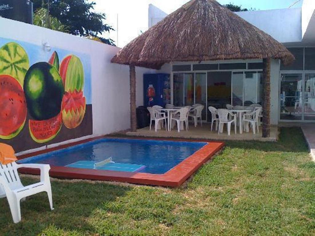 Hostal Vive La Vida Playa del Carmen Esterno foto
